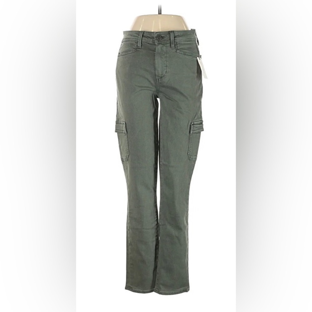 PAIGE Olive Green Women's Cargo Jeans